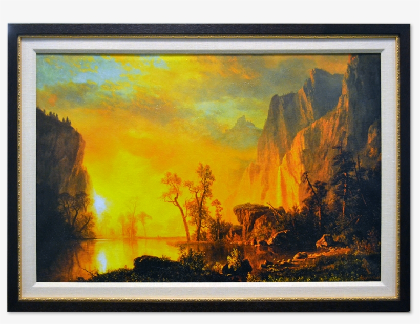 Corporate - Sunset In The Rockies Albert Bierstadt, transparent png #2464574