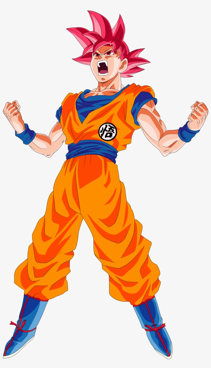 Goku Super Saiyan God Power Up Palette 1 By Eymsmiley-d92yoor - Goku Ssj God Png, transparent png #2465177