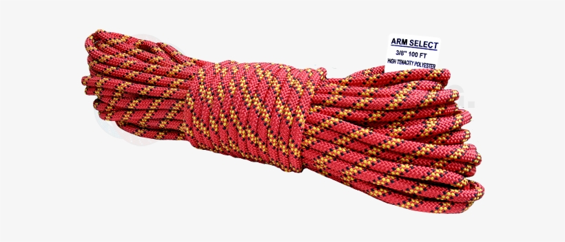 Polyester 3/8 X 100ft - Yellow, transparent png #2465180