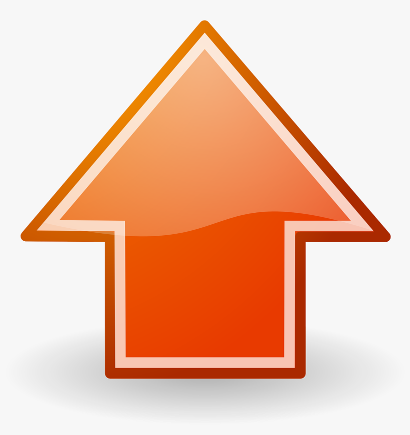 Up Glossy Arrow Png Clip Art, transparent png #2465239