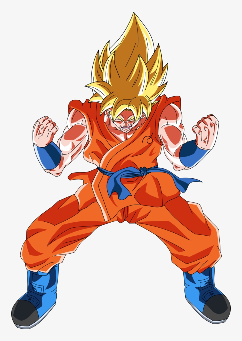 Goku Power Up Png - Goku Ssj Power Up, transparent png #2465401