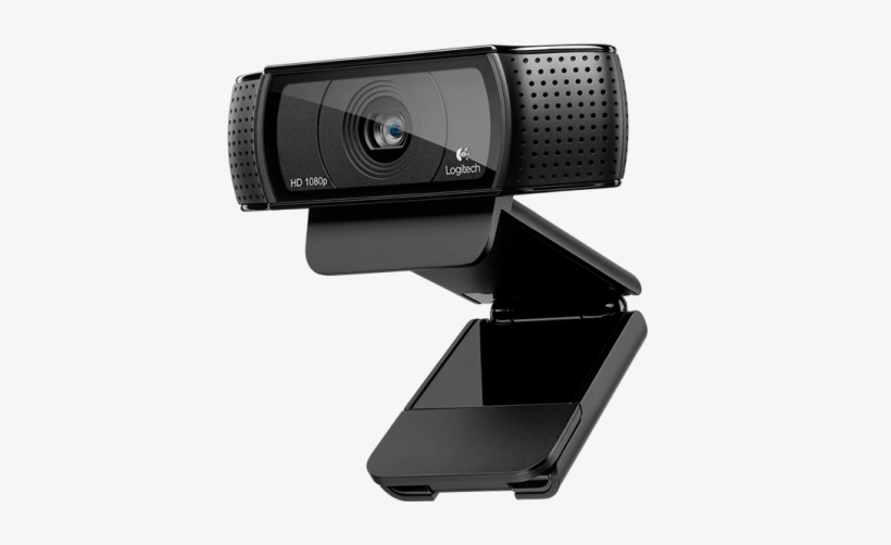 Hd Webcam Pro C920 - Logitech C920 Hd Pro Webcam, 1080p, Black, transparent png #2465477