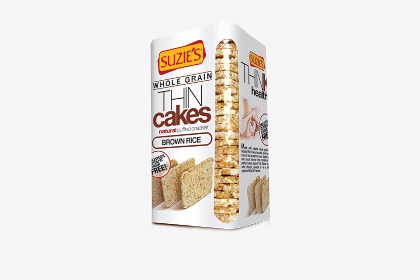Thin-cakes Br - Suzie's - Whole Grain Thin Cakes Multigrain - 4.9 Oz., transparent png #2465588