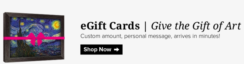Egift Cards Now Available - Vincent Van Gogh The Starry Night Fine Art Print Poster, transparent png #2467129