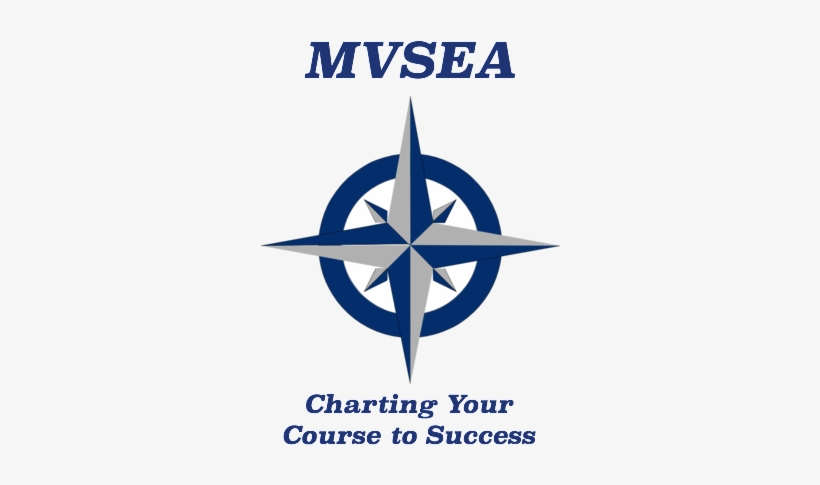﻿mvsea Is Attending The 2017 Surface Navy Association - Blue Compass Rose, transparent png #2467220