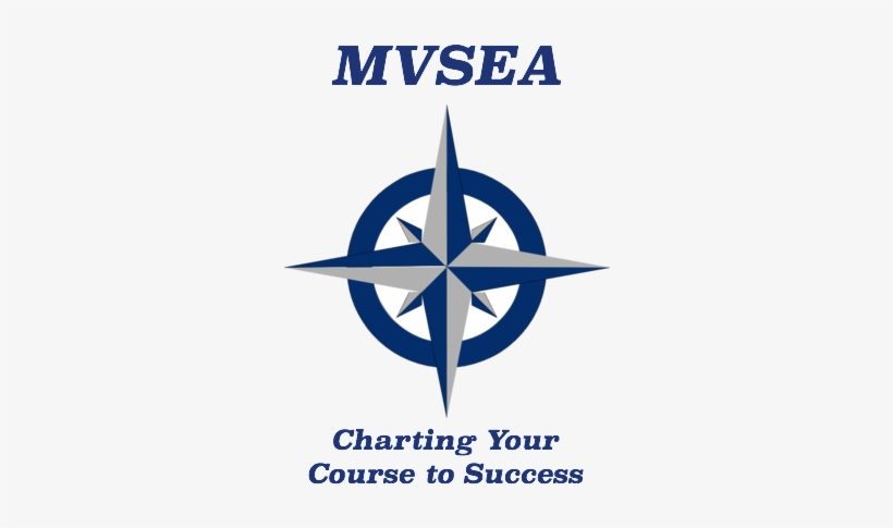 mvsea Is Attending The 2017 Surface Navy Association - Blue Compass Rose, transparent png #2467220