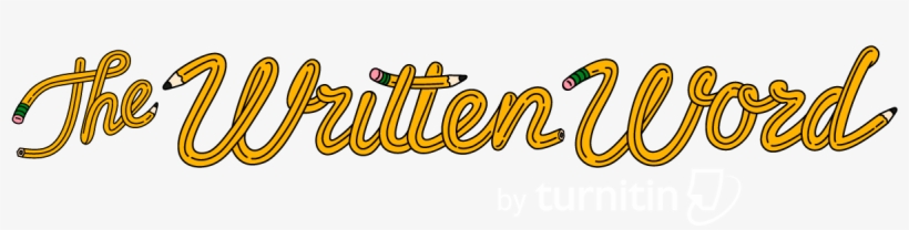 Logo For The Written Word Podcast, Sponsored By Turnitin - Calligraphy, transparent png #2467423