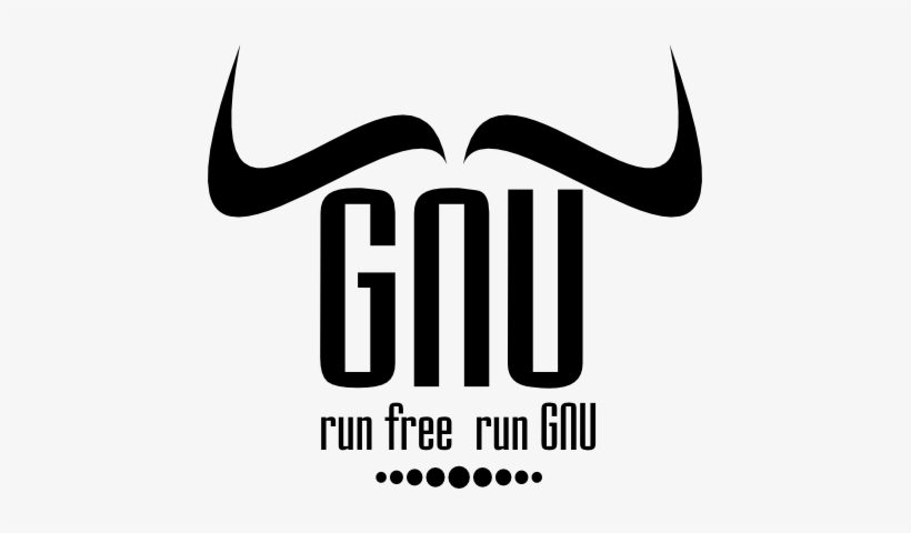 Gnu Hornedword 445×400 - Software Gnu, transparent png #2467474