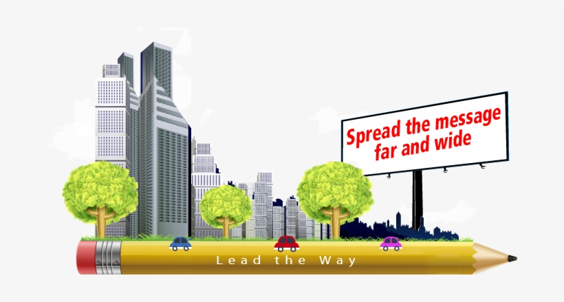 Road Advertising In Dubai - Outdoor Advertising Png, transparent png #2468945