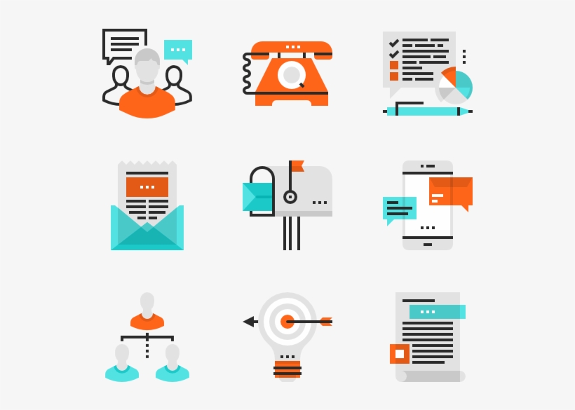 Marketing And Advertising - Elearning Icons Png, transparent png #2469113