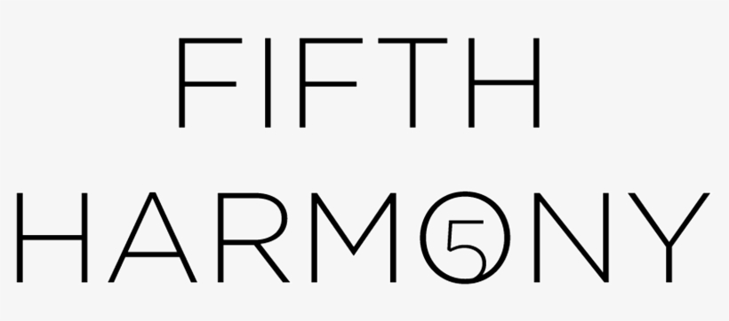 Fifth Harmony Logo White Png - Fifth Harmony Logo Official, transparent png #2469578