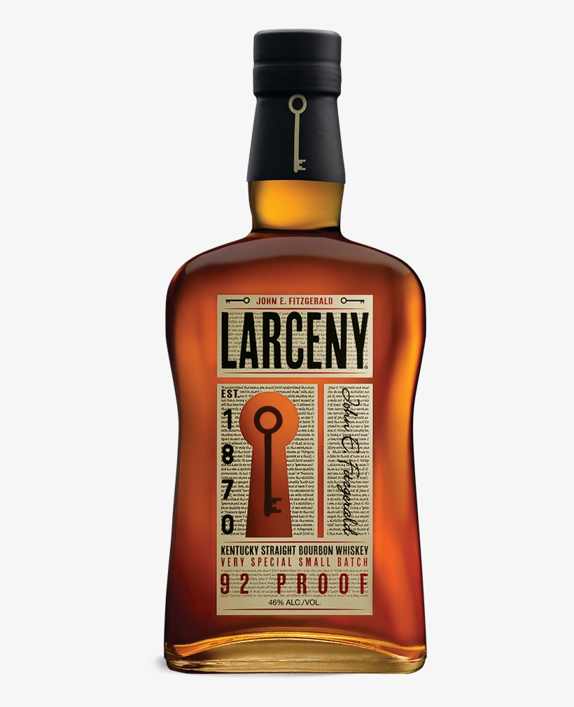 Larceny - John E. Fitzgerald Larceny Kentucky Straight Bourbon, transparent png #2470159