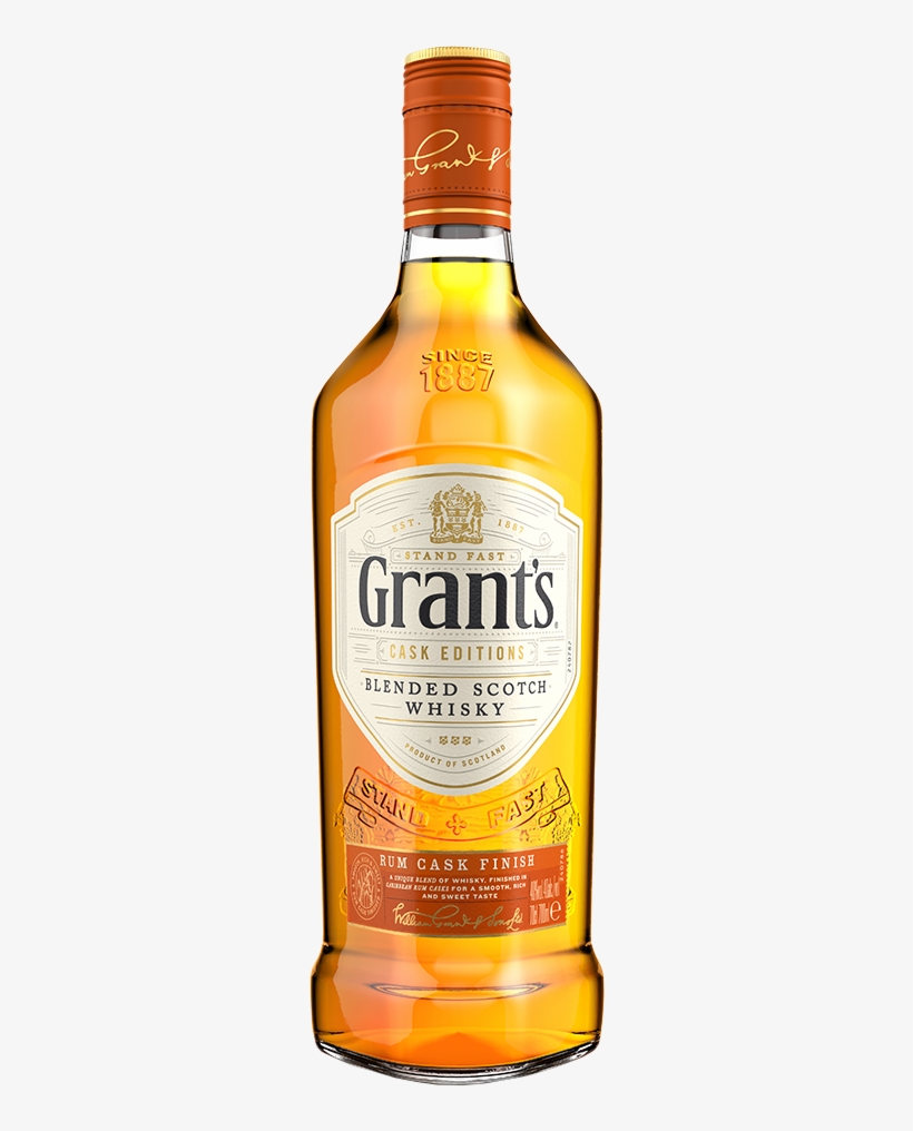 Grant's Triple Wood Rum Cask Whisky - Grants Cask Edition Rum, transparent png #2470194