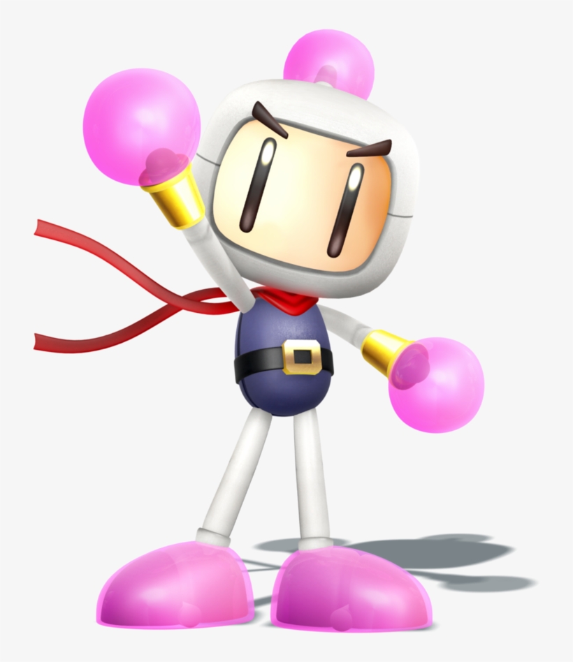 Smashified Style Bomberman Render Of 1 4 By Nibroc - Bomberman Smash Bros Render, transparent png #2470237