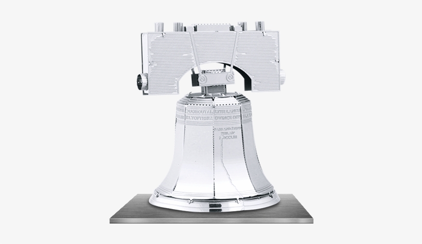 Picture Of Liberty Bell - Metal Works Liberty Bell 3d Laser Cut Model, transparent png #2470335