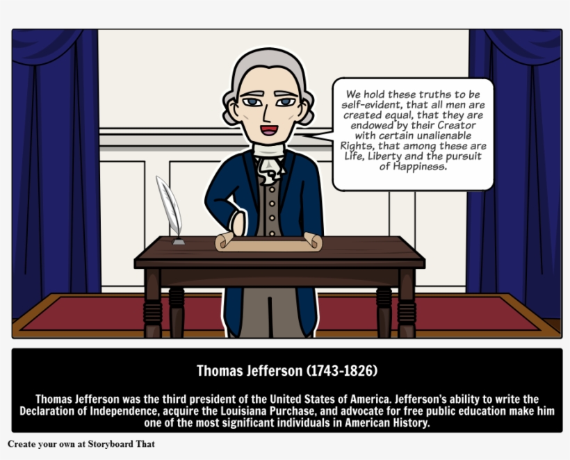 Thomas Jefferson - Matt Campbell, transparent png #2470337