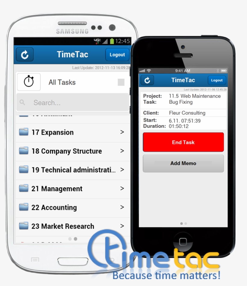 Timetac Software Mobile Devices - Software, transparent png #2470358