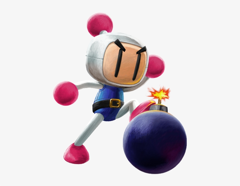Here's An Incredible Bomberman Pose By Patchy Shoving - Bomberman Ssbu, transparent png #2470706