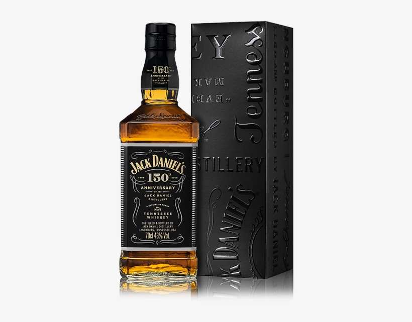 150th Anniversary Commemorative Whiskey - Jack Daniel's Whiskey & Diet Cola, transparent png #2470726