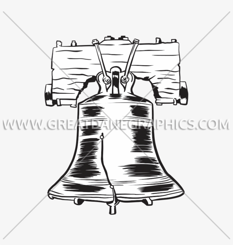 Clip Art Transparent Stock Liberty Bell Clipart Black - Drawing, transparent png #2470749