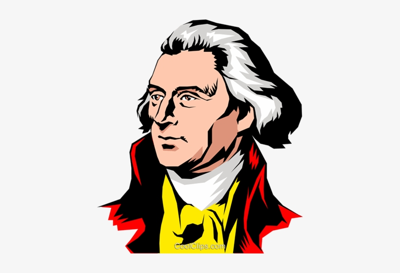 Thomas Jefferson Royalty Free Vector Clip Art Illustration - Thomas Jefferson Png, transparent png #2470865