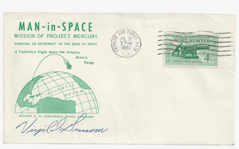 1961 Virgil I - Mercury-redstone 4, transparent png #2470895