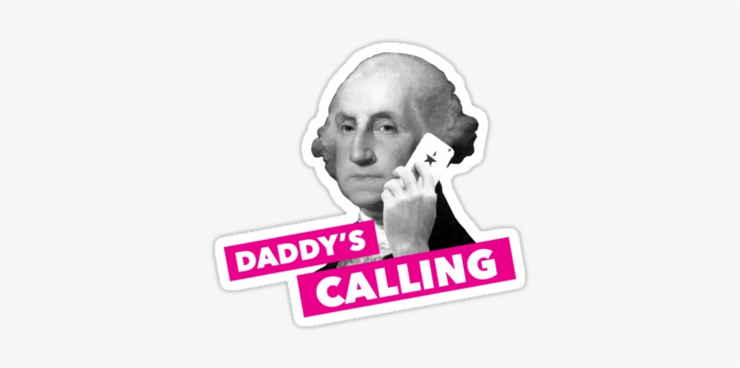 That Time Thomas Jefferson Told Alexander Hamilton - George Washington On The Phone, transparent png #2471029
