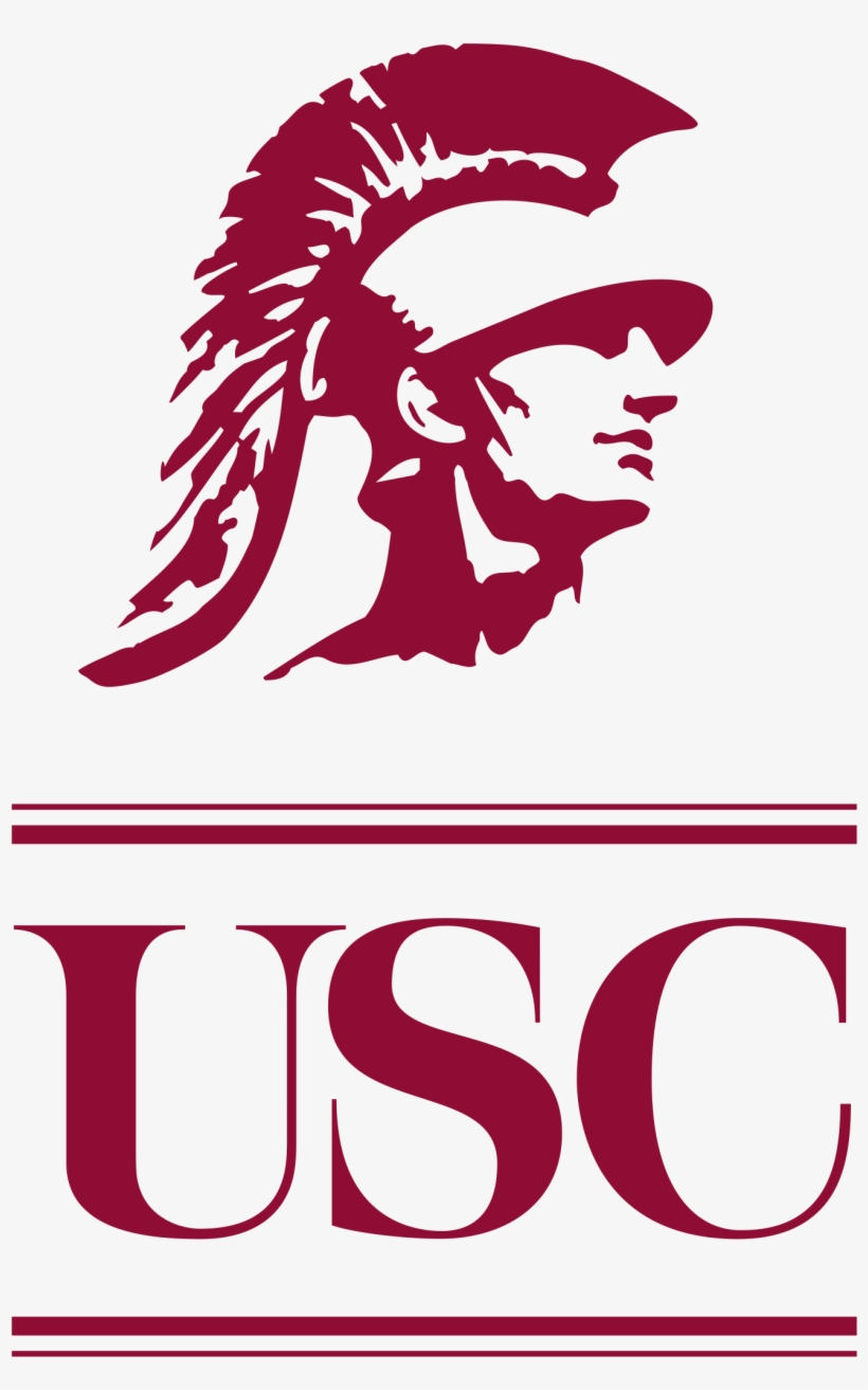 Usc Logo Png Transparent - Usc Trojans Logo Black And White, transparent png #2471299