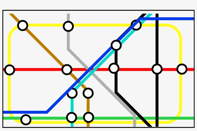 Open - London Underground Map Clipart, transparent png #2471392
