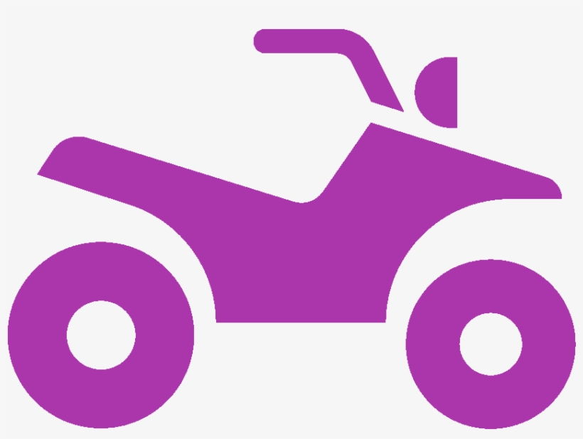 Atv Quad Purple - Atv Four Wheeler Clipart, transparent png #2472780