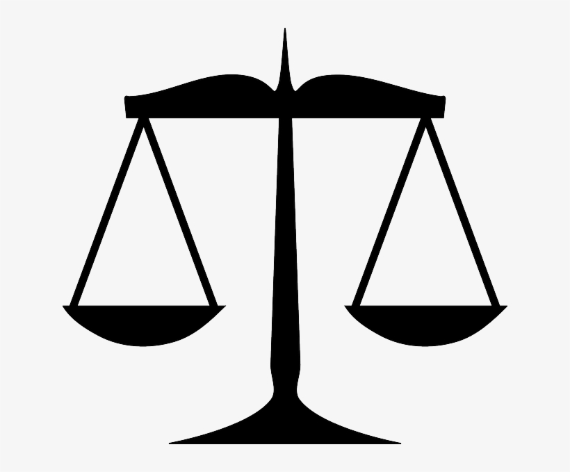 Justice, Law, Measurement, Silhouette, Weight, Scales - Balance Clipart, transparent png #2473050