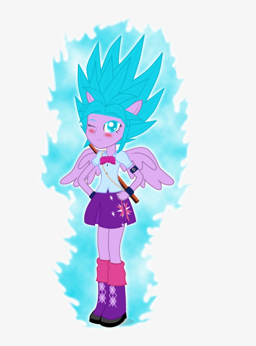 Gonzalossj3, Dragon Ball Z, Equestria Girls, Goku, - Twilight Sparkle Super Saiyan God, transparent png #2473184