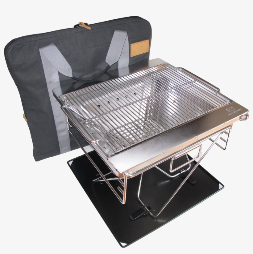 Red Roads Fire Pit Blaze N Bbq Grill Combo With Bag - Folding Camping Fire Pit, transparent png #2473188