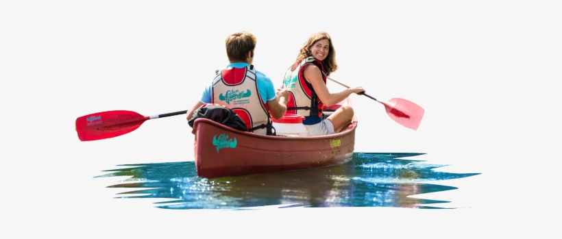 Discover The Most Beautiful Canoe River In Germany - Person In Canoe Png, transparent png #2473285