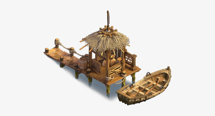 Canoe To Volcanic Island 2 - Volcano, transparent png #2473482