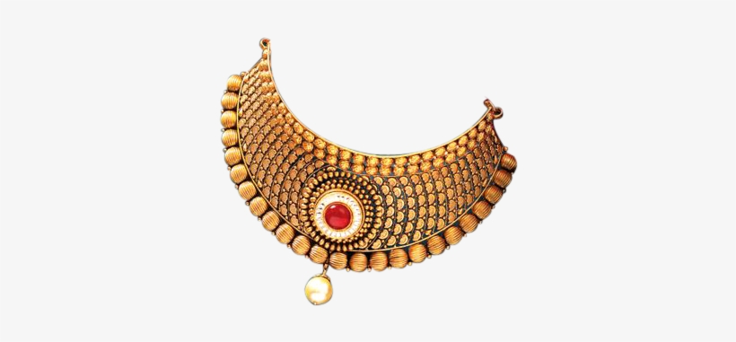 Handmade Chokers Necklace, New Jewellery Designs Png - Talwar Png, transparent png #2473648