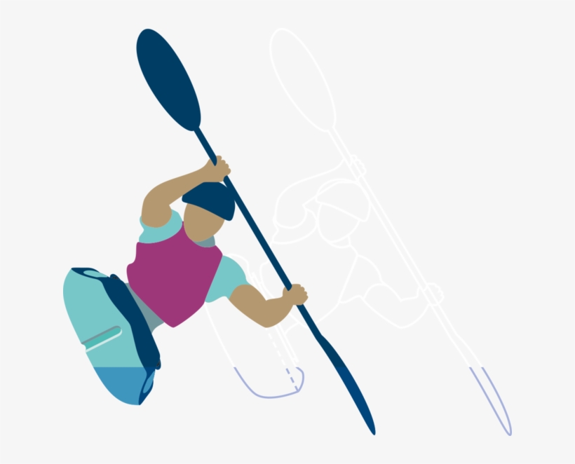 The Carving Kajak On The Edge - Clip Art, transparent png #2473706