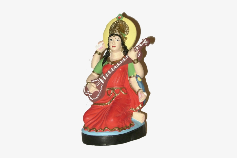 Saraswati - Figurine, transparent png #2473736