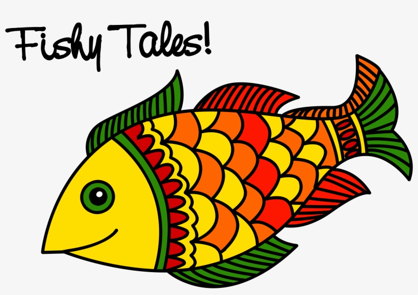 Fishy Tales Madhubani Motif - Madhubani Art, transparent png #2473823