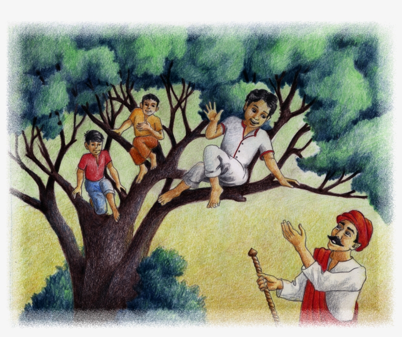- El Fantasma En El Árbol - Illustration, transparent png #2474155