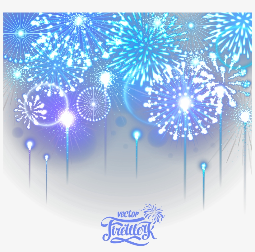 Vector Library Download Fireworks Dazzling Transprent - Fire Works Images Png, transparent png #2474157