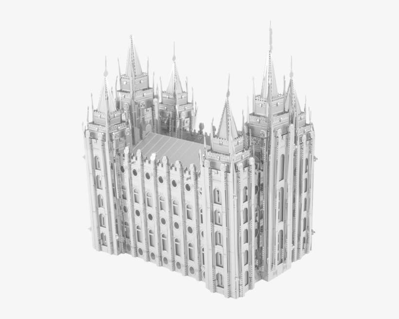 Picture Of Salt Lake City Temple - Lighthouse Of Alexandria By Metal Earth, transparent png #2474222