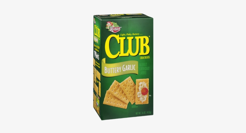 Keebler Club Crackers Buttery Garlic, transparent png #2474909