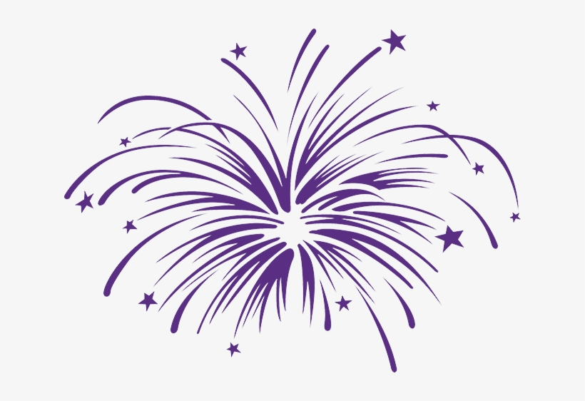 Diwali Crackers Png Download - Firework Vector Black And White, transparent png #2475242