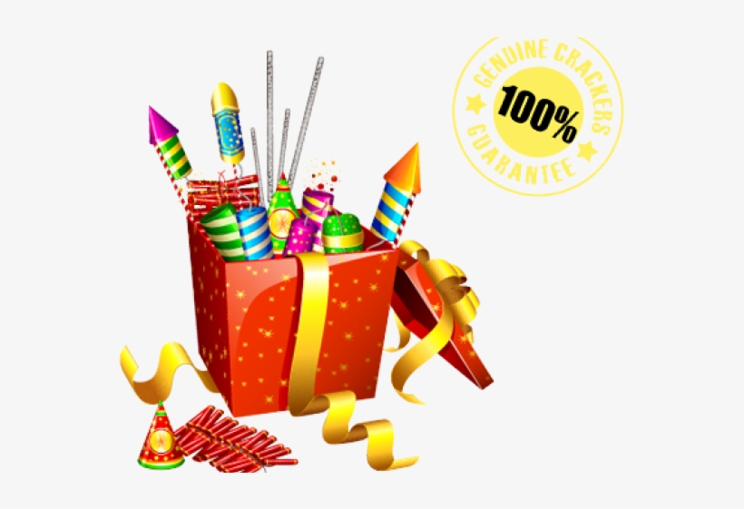 Diwali Clipart Cracker - Diwali Crackers Gift Box, transparent png #2475647