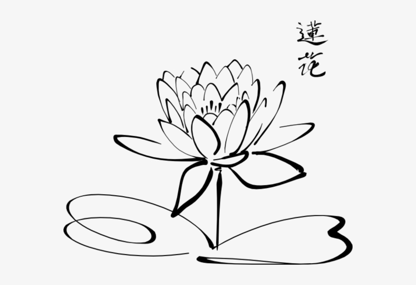 Korean Wedding Cliparts - Diagram Of Lotus Flower, transparent png #2475845