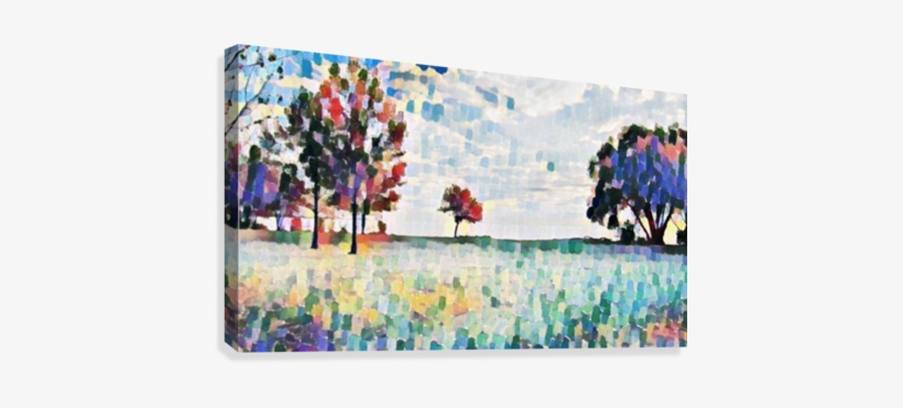 39 Landscape Tree Forest Park Leaf Grass Plant Natural - Canvas Print, transparent png #2476297