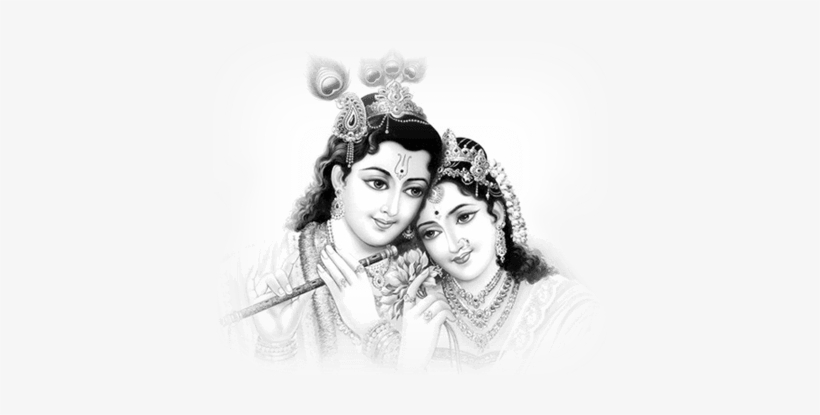 Jai Shri Krishna - Transparent Radha Krishna Png, transparent png #2476445