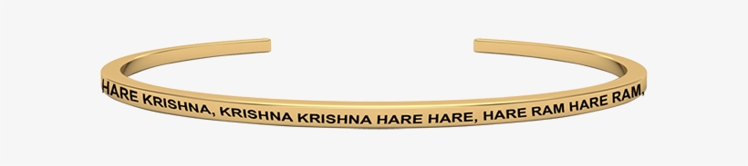 Hare Krishna Hare Krishna Krishna Krishna Hare Hare - Bangle, transparent png #2476448