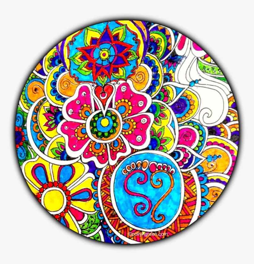 Laxmi Feet- Drawing Mandalas And Being Alone In Nature - Drawing, transparent png #2476726
